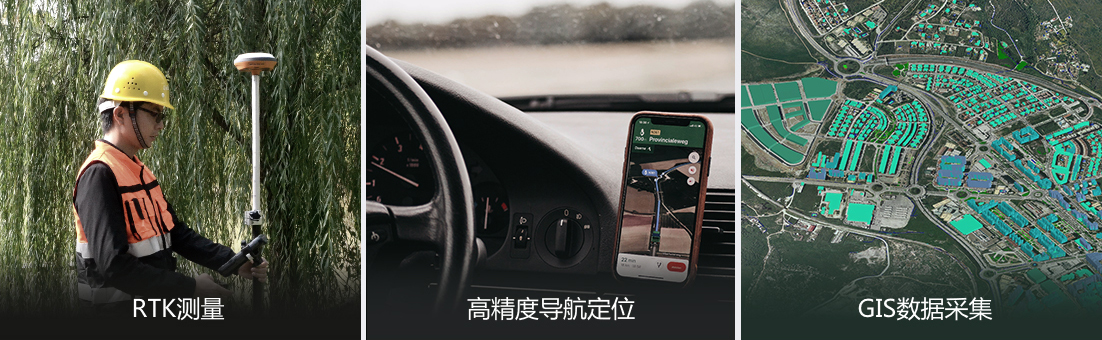 適用于RTK測量、高精度導(dǎo)航定位、GIS數(shù)據(jù)采集